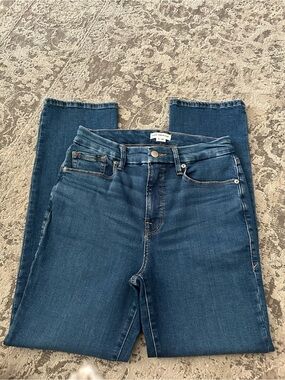 Good American Dark Blue Straight Jeans